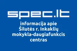 Šilutės r. Inkaklių mokykla-daugiafunkcis centras iliustracija