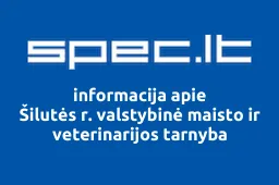 Šilutės r. valstybinė maisto ir veterinarijos tarnyba | spec.lt