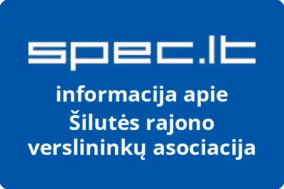 Šilutės rajono verslininkų asociacija | spec.lt