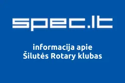 Šilutės Rotary klubas | spec.lt