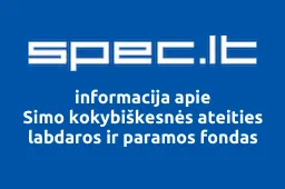 Simo kokybiškesnės ateities labdaros ir paramos fondas | spec.lt