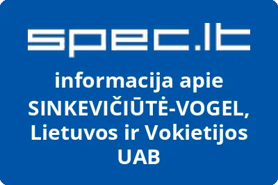 Bendra Lietuvos ir Vokietijos įmonė uždaroji akcinė bendrovė SINKEVIČIŪTĖVOGEL