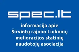 Širvintų rajono Liukonių melioracijos statinių naudotojų asociacija