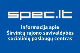 Širvintų rajono savivaldybės socialinių paslaugų centras | spec.lt