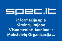 Širvintų Rajono Visuomeninė Jaunimo ir Moksleivių Organizacija Dailės Galerija Vieversys