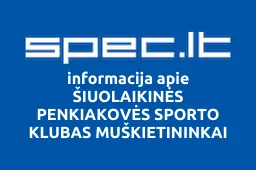 ŠIUOLAIKINĖS PENKIAKOVĖS SPORTO KLUBAS MUŠKIETININKAI iliustracija
