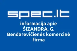 ŠIZANDRA, G. Bendarevičienės komercinė firma iliustracija