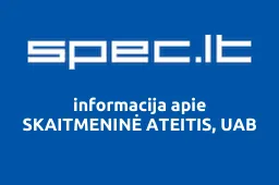 SKAITMENINĖ ATEITIS, UAB | spec.lt