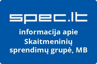 Skaitmeninių sprendimų grupė, MB | spec.lt
