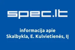 Skalbykla, E. Kulvietienės, IĮ