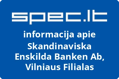 Skandinaviska Enskilda Banken, Vilniaus filialas, AB