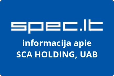 SCA HOLDING, UAB | spec.lt