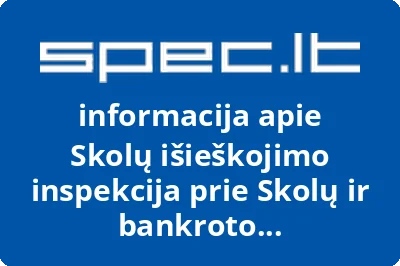 Skolų išieškojimo inspekcija prie Skolų ir bankroto departamento, UAB