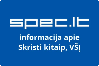 Skristi kitaip, VŠĮ