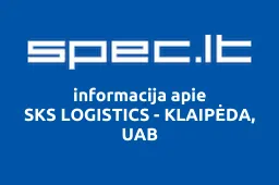 SKS LOGISTICS - KLAIPĖDA, UAB iliustracija