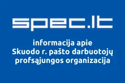 Skuodo r. pašto darbuotojų profsąjungos organizacija iliustracija