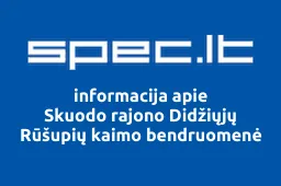 Skuodo rajono Didžiųjų Rūšupių kaimo bendruomenė iliustracija