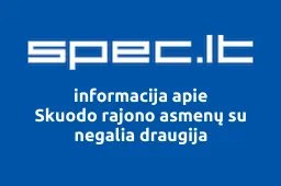 Skuodo rajono asmenų su negalia draugija iliustracija