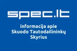 Skuodo Tautodailininkų Skyrius iliustracija