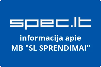 SL SPRENDIMAI, MB