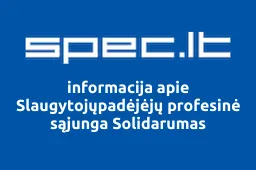 Slaugytojųpadėjėjų profesinė sąjunga Solidarumas | spec.lt