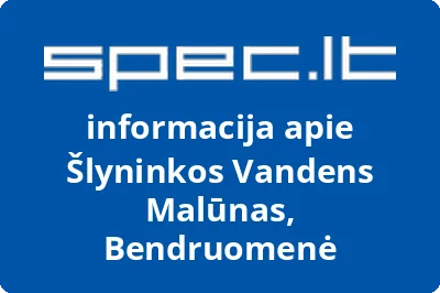 BENDRUOMENĖ ŠLYNINKOS VANDENS MALŪNAS