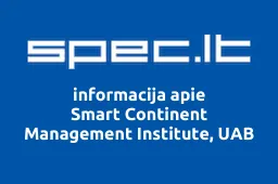 Smart Continent Management Institute, UAB | spec.lt