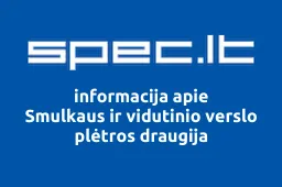 Smulkaus ir vidutinio verslo plėtros draugija | spec.lt