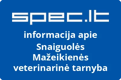 Snaiguolės Mažeikienės veterinarinė tarnyba