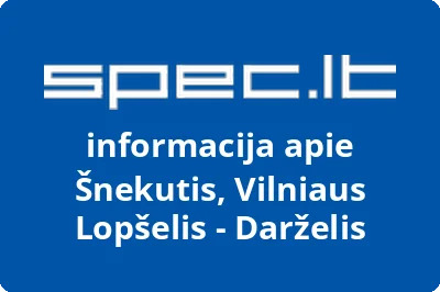 Šnekutis, Vilniaus Lopšelis - Darželis