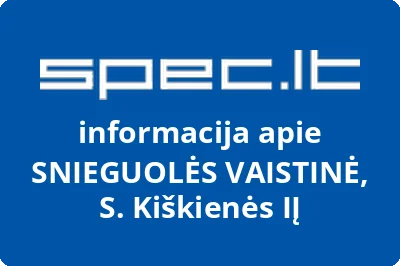 SNIEGUOLĖS VAISTINĖ, S. Kiškienės, IĮ