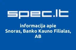 Snoras, Banko Kauno Filialas, AB iliustracija