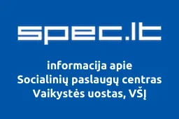Socialinių paslaugų centras Vaikystės uostas, VŠĮ | spec.lt