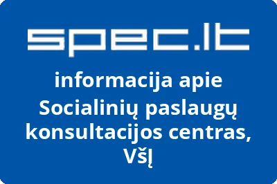Socialinių paslaugų konsultacijos centras, VŠĮ