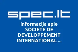 SOCIETE DE DEVELOPPEMENT INTERNATIONAL DESJARDINS atstovybė | spec.lt