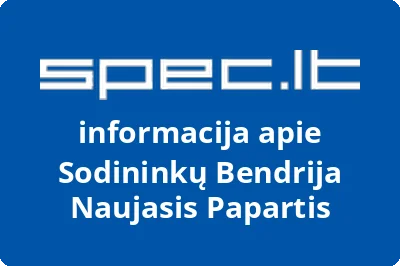 Sodininkų Bendrija Naujasis Papartis