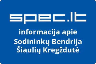 Sodininkų bendrija Šiaulių kregždutė