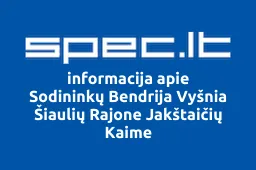 Sodininkų Bendrija Vyšnia Šiaulių Rajone Jakštaičių Kaime iliustracija