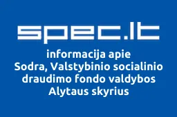 Sodra, Valstybinio socialinio draudimo fondo valdybos Alytaus skyrius | spec.lt
