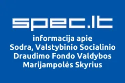 Sodra, Valstybinio Socialinio Draudimo Fondo Valdybos Marijampolės Skyrius | spec.lt