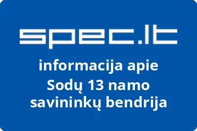Sodų 13 namo savininkų bendrija