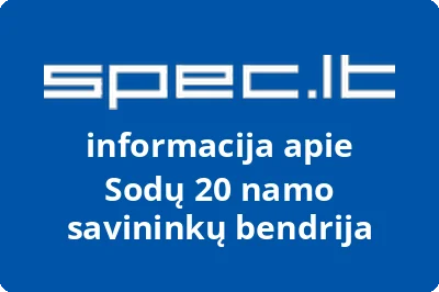 Sodų 20 namo savininkų bendrija