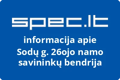 Sodų g. 26ojo namo savininkų bendrija