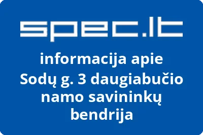Sodų g. 3 daugiabučio namo savininkų bendrija | spec.lt