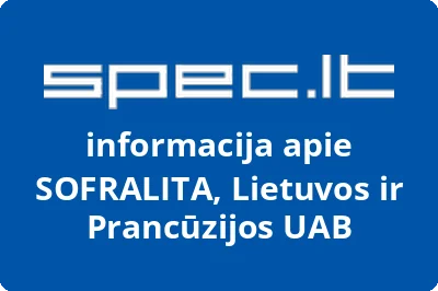 Bendra Lietuvos ir Prancūzijos įmonė uždaroji akcinė bendrovė SOFRALITA