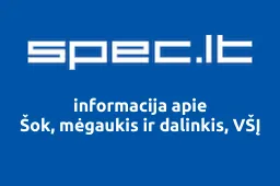 Šok, mėgaukis ir dalinkis, VŠĮ | spec.lt
