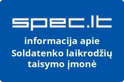 Soldatenko laikrodžių taisymo įmonė