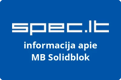 Solidblok, MB | spec.lt