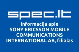SONY ERICSSON MOBILE COMMUNICATIONS INTERNATIONAL AB, filialas iliustracija