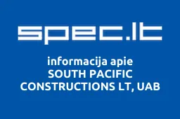 SOUTH PACIFIC CONSTRUCTIONS LT, UAB | spec.lt